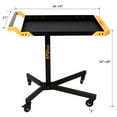 thumbnail image 2 of S-HOME Adjustable Height Mobile Workbench with Tool Tray, 34-48 Inch Rolling Tool Cart for Repair Shops and DIY Projects, 2 of 11