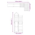 thumbnail image 4 of vidaXL Outdoor Playset Solid Wood Pine, 4 of 5