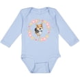 thumbnail image 3 of Inktastic Corgi Wreath for Dog Lovers Girls Long Sleeve Baby Bodysuit, 3 of 5