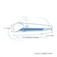 thumbnail image 2 of Campana de Cocina SANAIRE SILUET 60 CM GRIS METALICO, 2 of 2