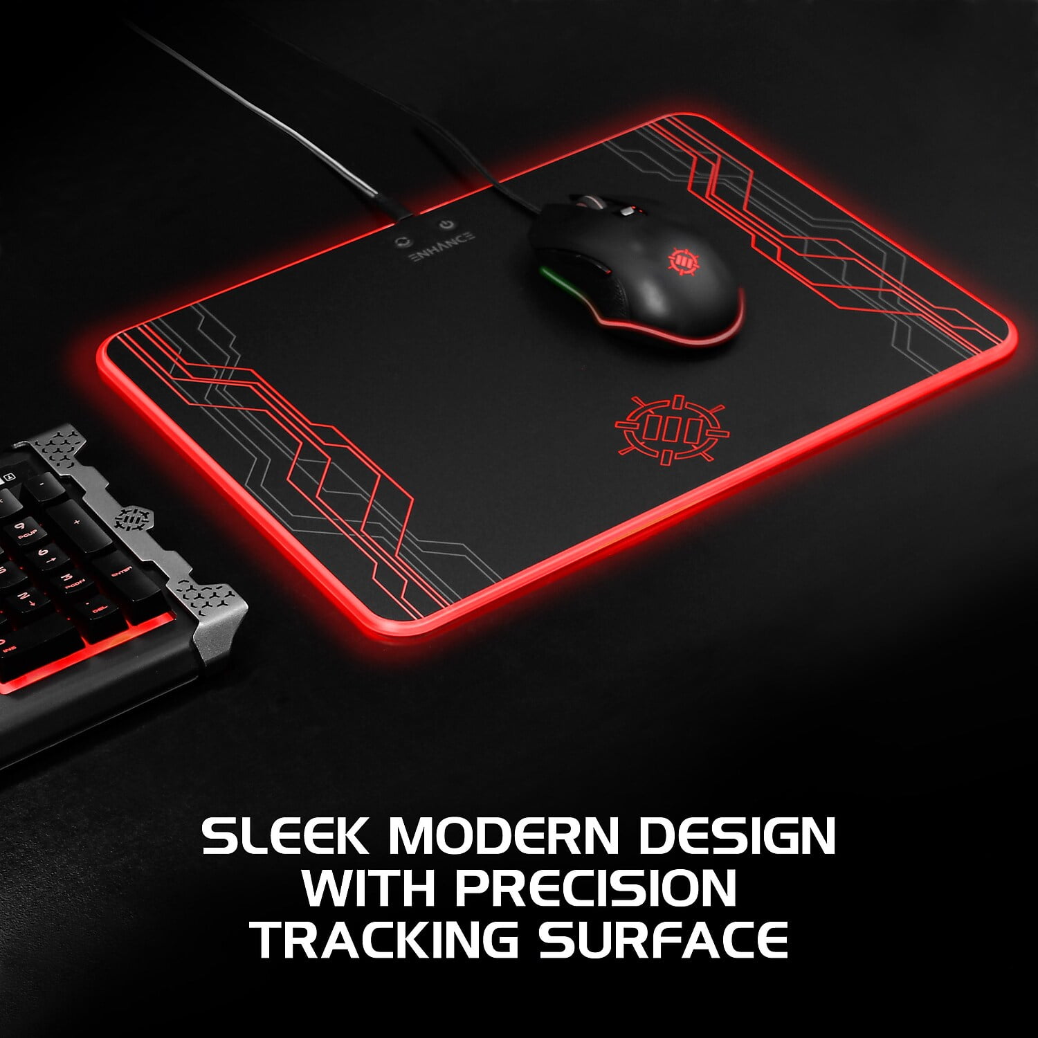 ENHANCE LED Gaming Mouse Pad