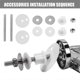 thumbnail image 4 of Toilet Seat Hinges Parts, Toilet Lid Hinges for All Toilet Seats, 4 of 5