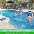 thumbnail image 6 of GoSports Splash Hoop 2-in-1 Pool Basketball Hoop & Volleyball Net Game Set, 6 of 6