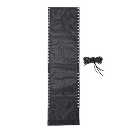 Toyvian Lounge Chairs Replacement Fabric Cloth for Patio Chair Black 1Set 63x17in