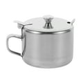 thumbnail image 1 of LOLIPPYY Plated Silver Stainless Steel Condiment Box with Spoon Wide Use for Salt Pepper and Sugar, 1 of 8