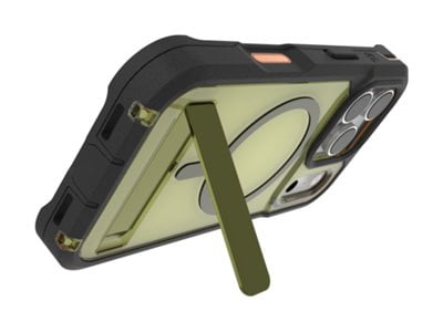 ZAGG Rainier Snap - Back cover for cell phone - rugged - with kickstand - MagSafe compatibility - sea kelp - for Apple iPhone 17 Pro