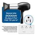 thumbnail image 4 of Convertidor de voltaje Ceptics de 220 V a 110 V con enchufes tipo C, E/F, G, I, 4 of 9