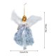 thumbnail image 3 of Adorno Navideño Para Colgar Con Forma De Ángel, Muñeca Bonita Para Niños, Decoración Plateada Para Árbol De Navidad, 3 of 7