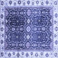 thumbnail image 1 of Ahgly Company Indoor Square Oriental Blue Traditional Area Rugs, 5' Square, 1 of 4