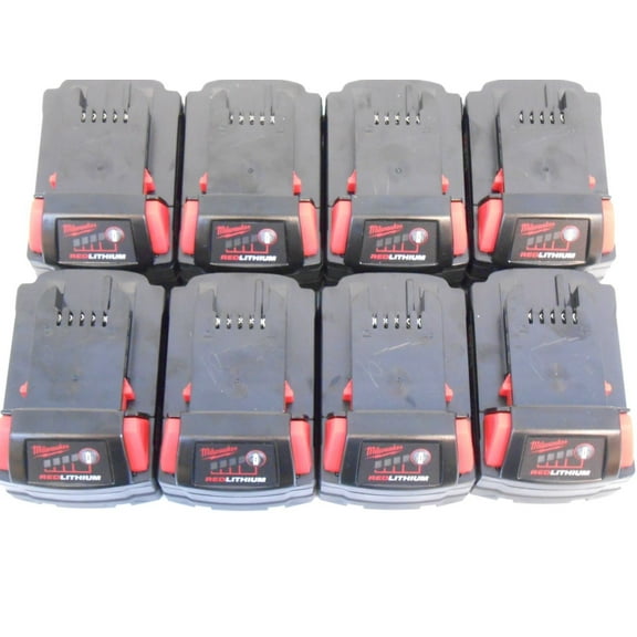 Milwaukee 48-11-1850 M18 5.0 Ah REDLITHIUM XC Batteries 18V  (8 Pack)
