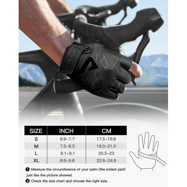 ATERCEL Cycling Gloves Bike Gloves for Men Bicycle Gloves for Cycling Workout Gym Training Weight Lifting Outdoor Dirt Bike Mountain Bike and Riding Walmart Business Supplies