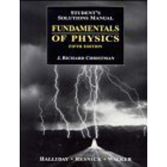 Pre-Owned Fundamentals of Physics, Student's Solutions Manual (Paperback) 0471155268 9780471155263