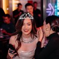 thumbnail image 3 of Birthday Party Headdress Rhinestone Tiara Crown Birthday Crown Hair Accessory, 3 of 9