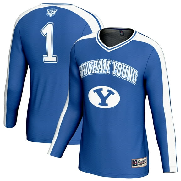 Youth GameDay Greats Royal BYU Cougars #1 Lightweight Volleyball Fashion Jersey
