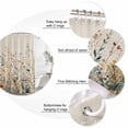 thumbnail image 6 of Vintage Botanical Waterproof Fabric Shower Curtain,Spring Floral Summer Botanical Rustic Waterproof Fabric Shower Curtain for Bathroom Curtains Bathtubs Shower Curtains with 12 Hooks Standard 60x72, 6 of 8