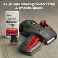 thumbnail image 3 of Monarch 1136 Price Gun with Labels Value Pack: Includes Monarch 1136 Pricing Gun, 112,000 White Pricemarking Labels, 3 of 6