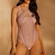 thumbnail image 2 of Body hueco transparente de malla sexy de encaje para mujer Lencería sexy de malla elástica alta Fridja  nalpqowj40408, 2 of 8