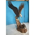 thumbnail image 4 of Nifao Eagle with nest Bronze Statue – Garden Outdoor Decor Sculpture, 36"L x 40"W x 63"H, 4 of 11