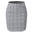 thumbnail image 6 of Women's Tennis Skirts Summer Plaid Houndstooth Skirt Women High Waist Short Fashion Print White L, 6 of 8