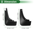thumbnail image 3 of Guardabarros Unique Bargains para Buick Envision S 2020-2024 con accesorios de montaje, 3 of 6