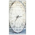 thumbnail image 1 of DesignArt Old Vintage Broken Wood Wheel Large Wall Clock, 1 of 2