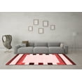 thumbnail image 3 of Ahgly Company Indoor Rectangle Solid Red Modern Area Rugs, 2' x 3', 3 of 4