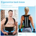 thumbnail image 2 of Corrector de postura para hombres y mujeres - Soporte de espalda para soporte lumbar y vertical - Enderezador de espalda transpirable, 2 of 5