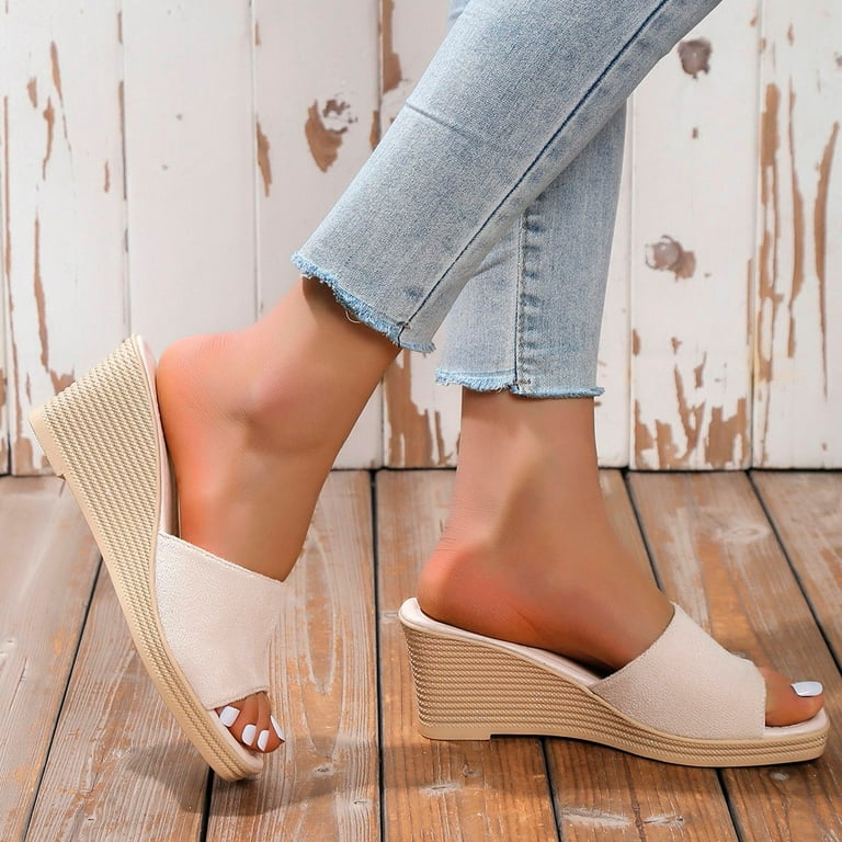 Nude wedges for women online