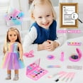 thumbnail image 2 of K.T. Fancy 15 Pieces American 18 Inches Doll Oufit and Makeup Accessories (Doll NOT Included), 2 of 7
