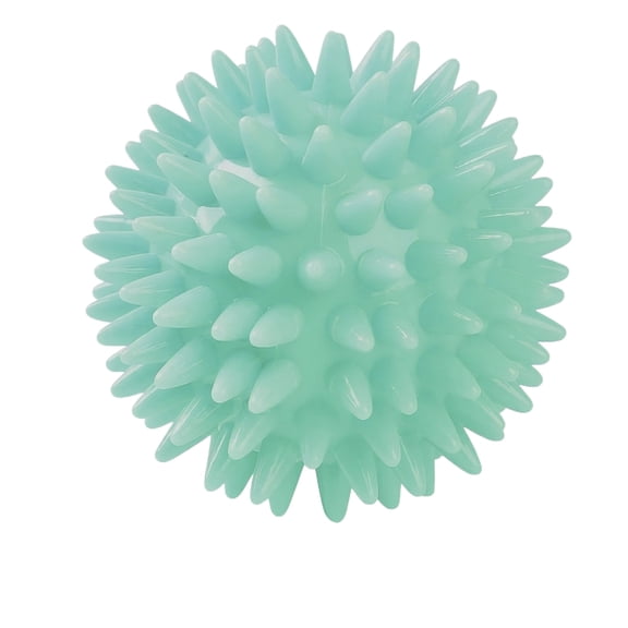 Moonsky Squeaky Spiked Ball Dog Toy for Teething and Boredom with Dur-able TPR Material for Aggressive Chewers 2.2in Plastic, Green