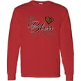 thumbnail image 3 of Inktastic Well Bless Your Heart with Leopard Print Long Sleeve T-Shirt, 3 of 5