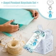thumbnail image 4 of Summercome 24 Set Baptism Party Favors for Guest, Angel Keychain with Memorial Thank You Tags Gift Bags Boxes Baptism Decoration Baby Shower Souvenirs Return Gifts for Boys, 4 of 8