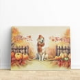 thumbnail image 3 of Happy Thanksgiving Golden Retriever Give Thanks Fall Beanie Scarf Welcome Horizontal Matte Canvas Poster Goldens Dog Lover Gifts Idea Wall Art Home Decor - 00020, 3 of 5