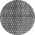 thumbnail image 1 of Ahgly Company Indoor Round Abstract Gray Modern Area Rugs, 8' Round, 1 of 4
