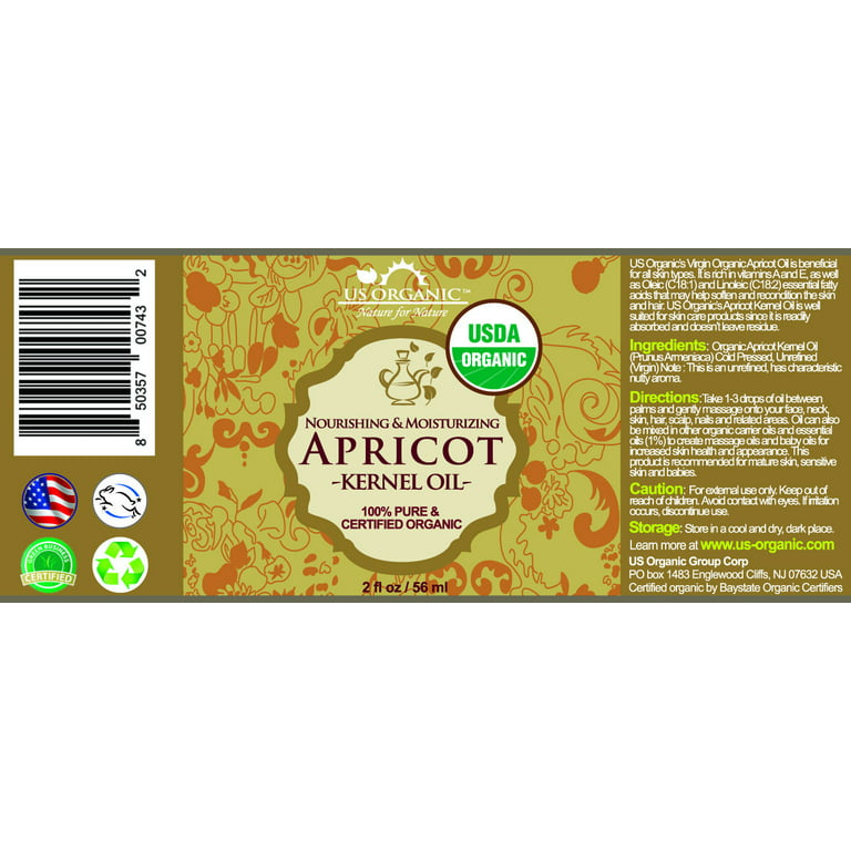 Apricot Kernel Oil - 100% Natural Product - Powerful Biostimulant