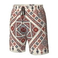 thumbnail image 4 of Logiee Fashion Tatreez2 Print Mens Swim Trunks Quick Dry Board Shorts,Breathable Hawaii Beach Shorts Swimwear Bathing Suits-3X-Large, 4 of 6