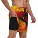 thumbnail image 2 of Balery Halloween Pumpkin Bañador para hombre, shorts de playa de secado rápido con entrepierna y forro de compresión-Small, 2 of 6