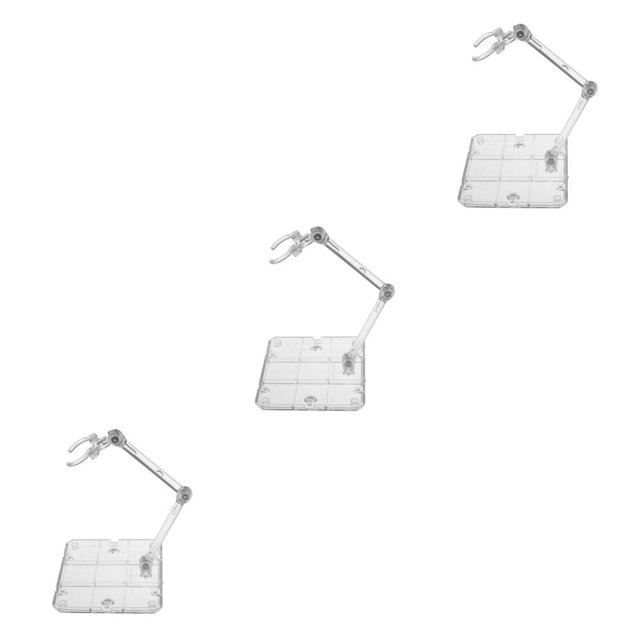 Decodeary Support de Figurines d'Action Étagère Stable Modèle de Bureau Accessoire de Fixation de Jouets comme Montré 3Ensemble
