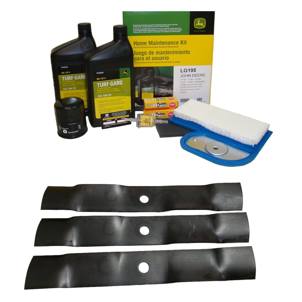 John Deere Original Equipment Model LX277 Maintenance Kit + Mulching