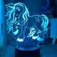 thumbnail image 1 of Lámpara de noche Unicorn 3D LED acrílica pequeña, 1 of 1