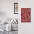 thumbnail image 5 of KLL Vintage Red Paisley Pattern Electrical Outlet Covers, 3" x 5" 1 Pack Electric Receptacle Plug Covers for Decorator Receptacle Outlet & Switch-Style V, 5 of 6