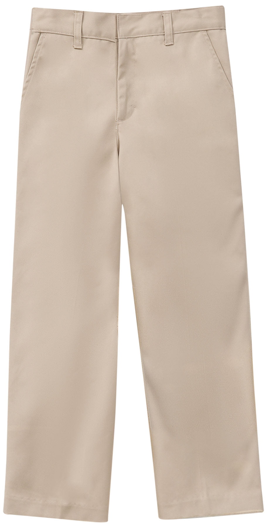Boys Khaki Pants Flat Front Genuine School Uniforms Sizes 4 to 20 