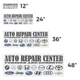 thumbnail image 3 of Auto Repair Center Foreign and Domestic Vinyl Decal 5 Pack of 12 Inch x 5 Inch Weatherproof Heavy-Duty Adhesive Backing | All Vehicle Models, Professional Mechanics | Made in USA, 3 of 6