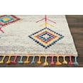 thumbnail image 4 of Nourison Moroccan Casbah Shag Cream/Grey 5'3" x 7'9" Area Rug, (5x8), 4 of 8