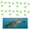 24PCS-B, variant on Sea Urchin Bait, Fuzzy Baits for Bass Fishing, Floating TPR Swimbait with Reflective Stars,Tentacle Creature Lure, Sea Urchin Bait Soft Plastic Baits, Wacky/Neko Rig and Finesse, Slow Sinking