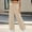 Beige-2, variant on Womens Parachute Pants Wide Leg Drawstring Low Waist Side Striped Baggy Cargo Pants Casual Fashion Streetwear Joggers