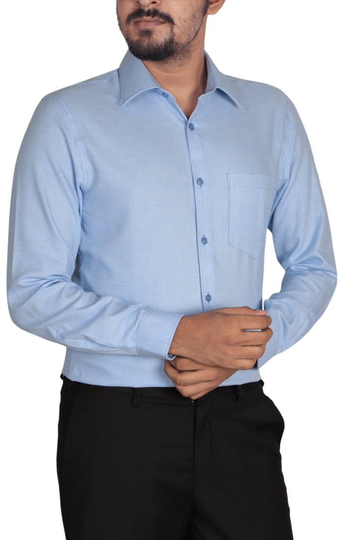 Men's Full Sleeve Formal Shirt SKY BLUE 