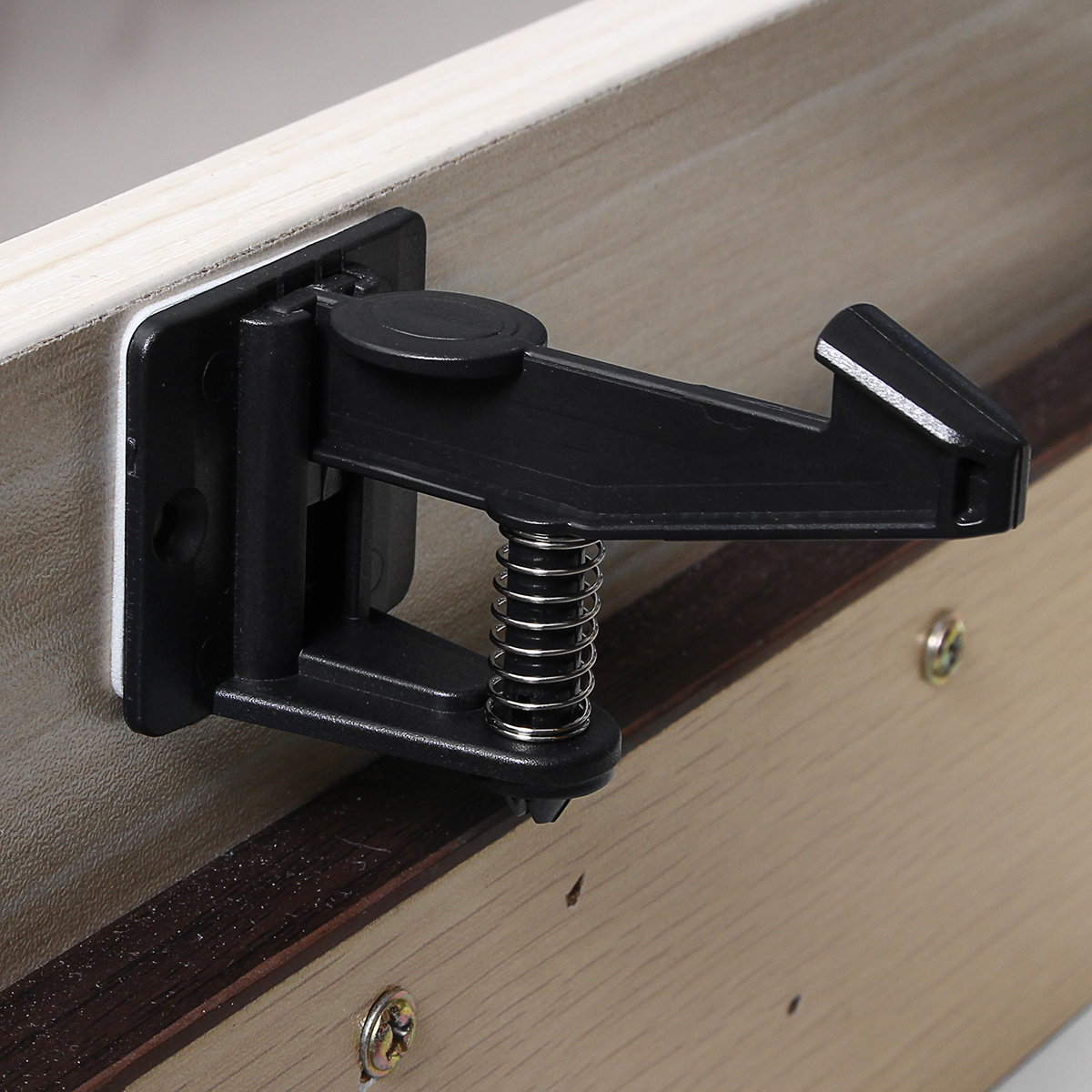 kitchen cabinet safety latches