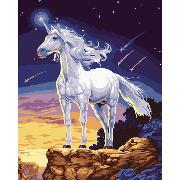 Pintura de diamante (DE8013) 5D DIY Cuadrado Meteor Caballo Mosaico Animal Imagen 30x40cm Hugtrwg Para estrenar