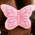 thumbnail image 6 of Butterfly Pillow Decorative Butterfly Shaped Throw Pillows Soft Plush Cushion Decor for Bedroom Living Room Couch Sofa,18X14 in （Pink ）, 6 of 6